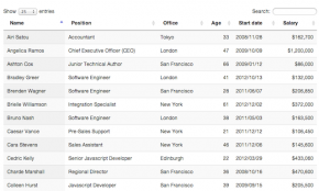 Data Tables