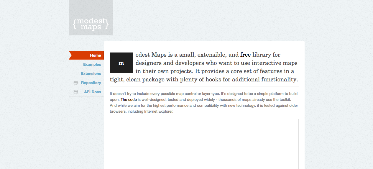 Modest Maps